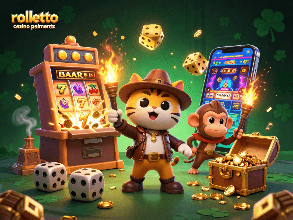 Les paiements du casino Rolletto facilitent les dépôts et retraits rapides.