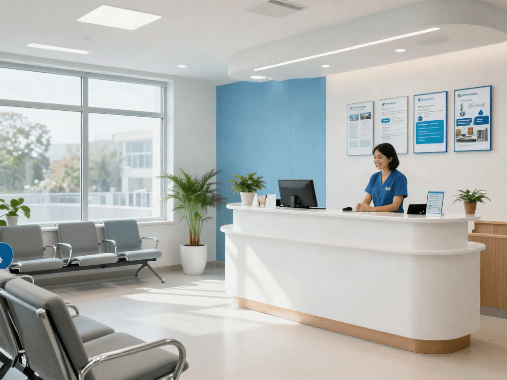 Botox à Paris - Services médicaux dans une clinique accueillante, consultation attentive autour des soins de santé.