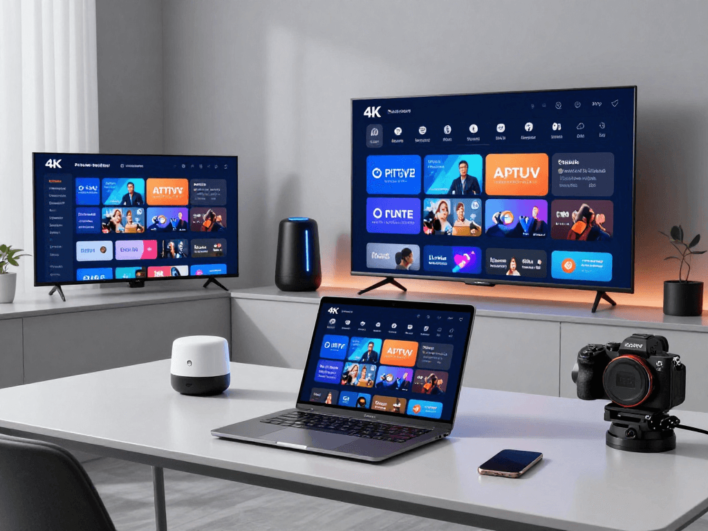 IPTV reseller leveraging advanced cloud computing and digital platforms for enhanced streaming experience.
