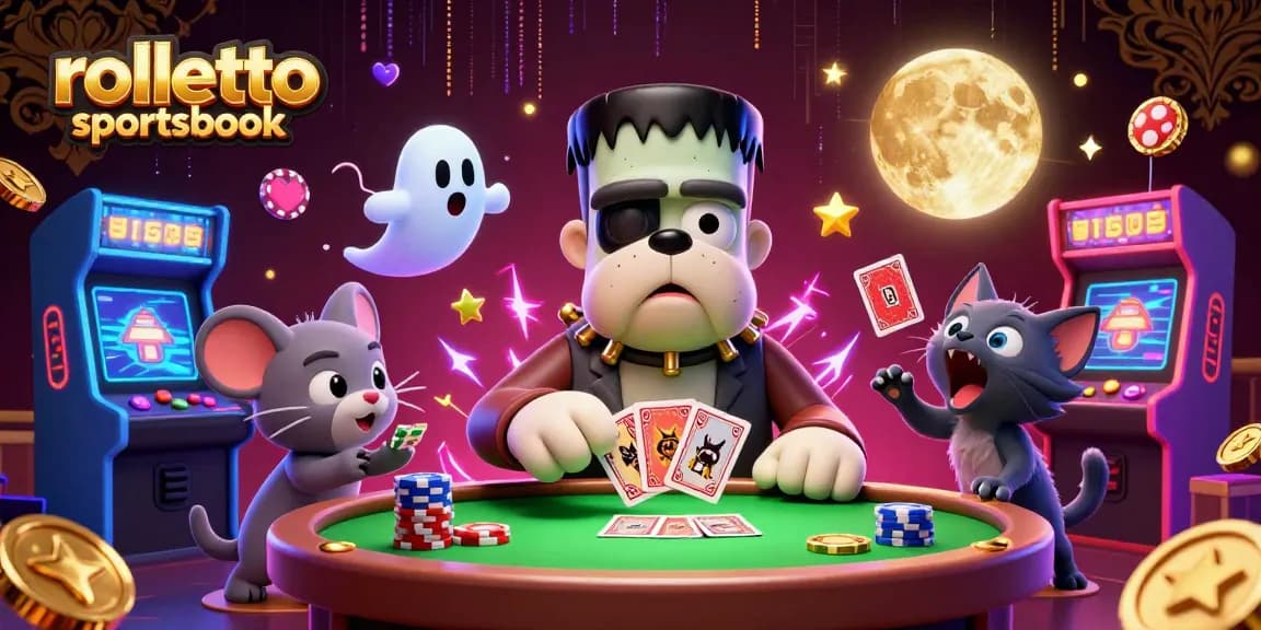Placer des paris sur le rolletto sportsbook, avec une ambiance de casino dynamique et festive.