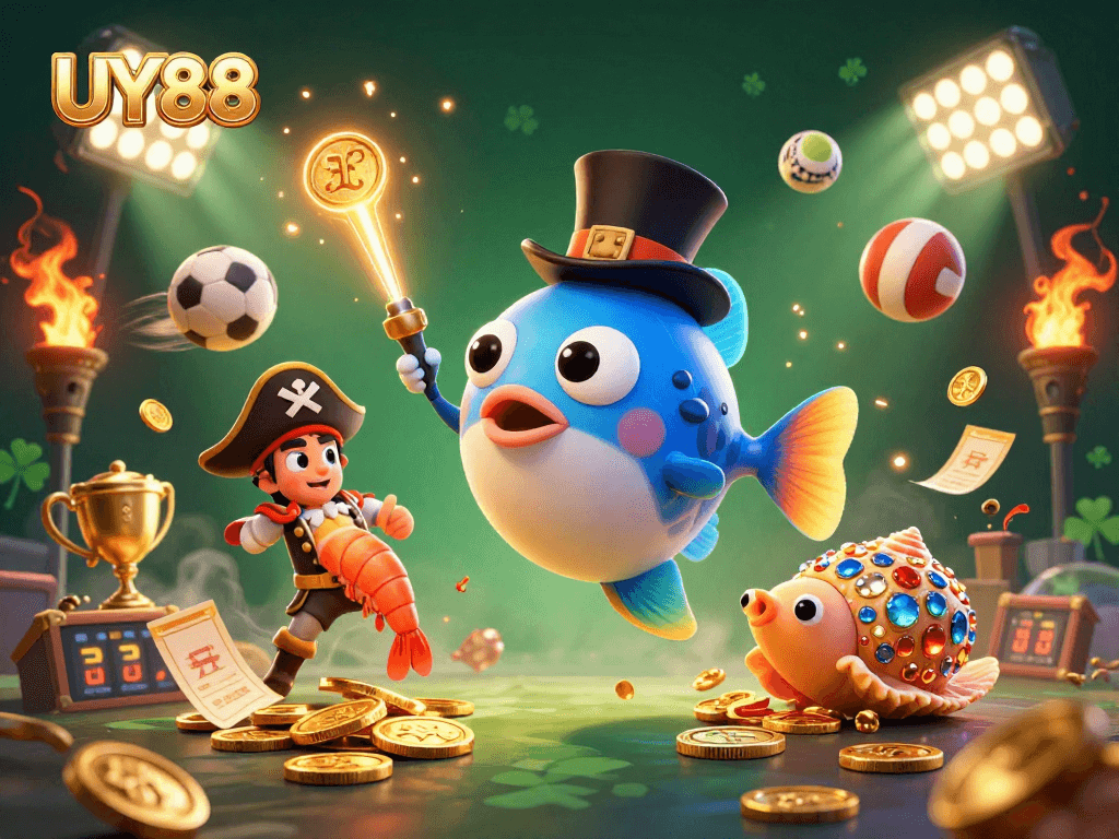 Score big at UY88 with the thrilling anglerfish bringing golden coins and excitement