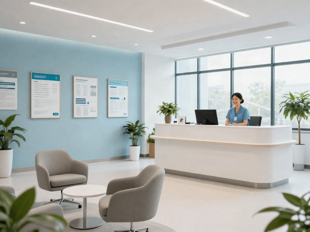 Botox à Paris : consultation médicale dans un centre de santé, soins aux patients, professionnel de santé.