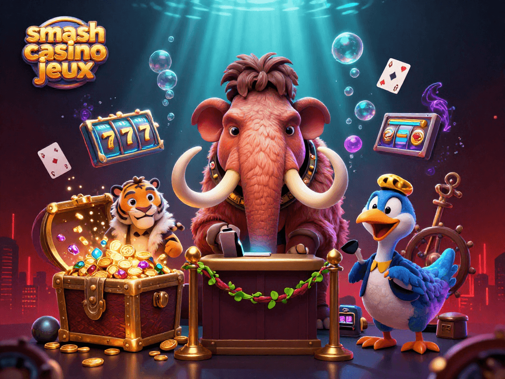 Les jeux de Smash Casino offrent une variété captivante avec des machines à sous riches en graphismes.